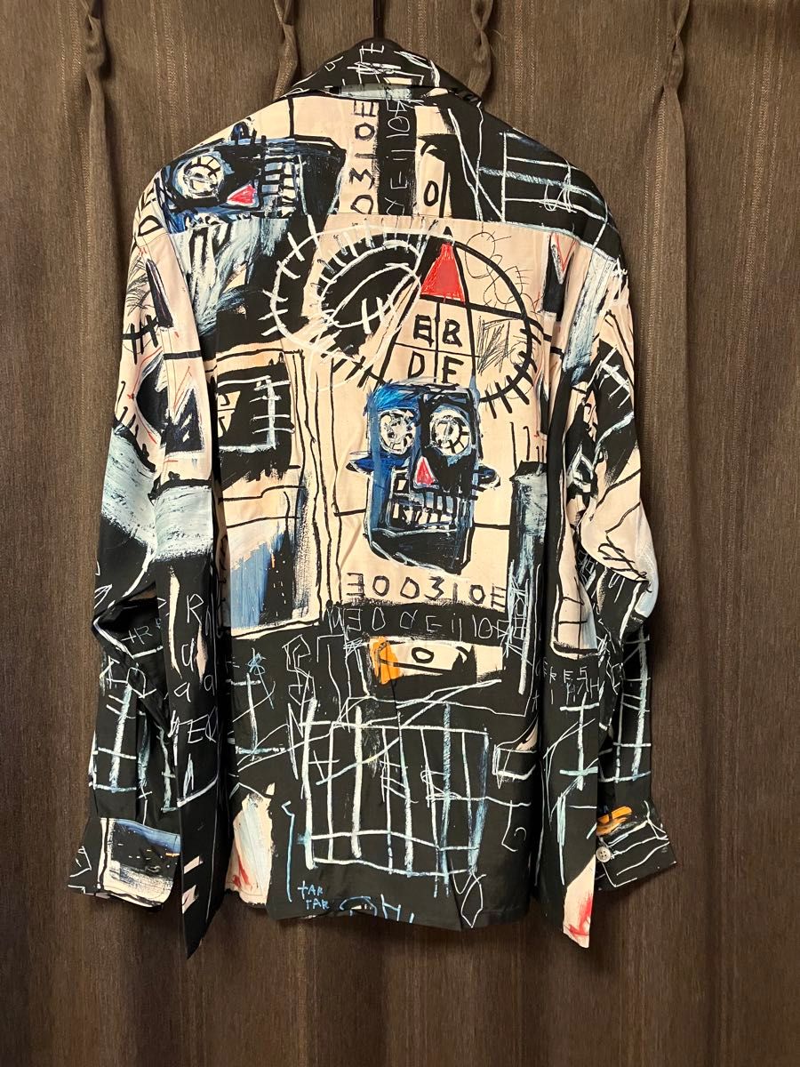 WACKO MARIA バスキア アロハ シャツ 長袖 BASQUIAT S WACKO MARIA バスキア アロハ シャツ 長袖 BASQUIAT S