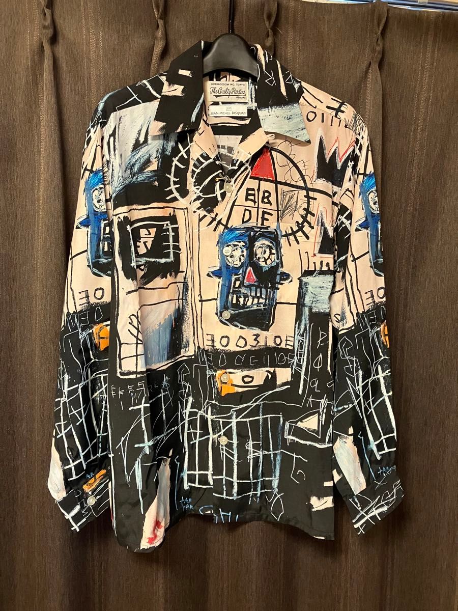 WACKO MARIA バスキア アロハ シャツ 長袖 BASQUIAT S WACKO MARIA バスキア アロハ シャツ 長袖 BASQUIAT S