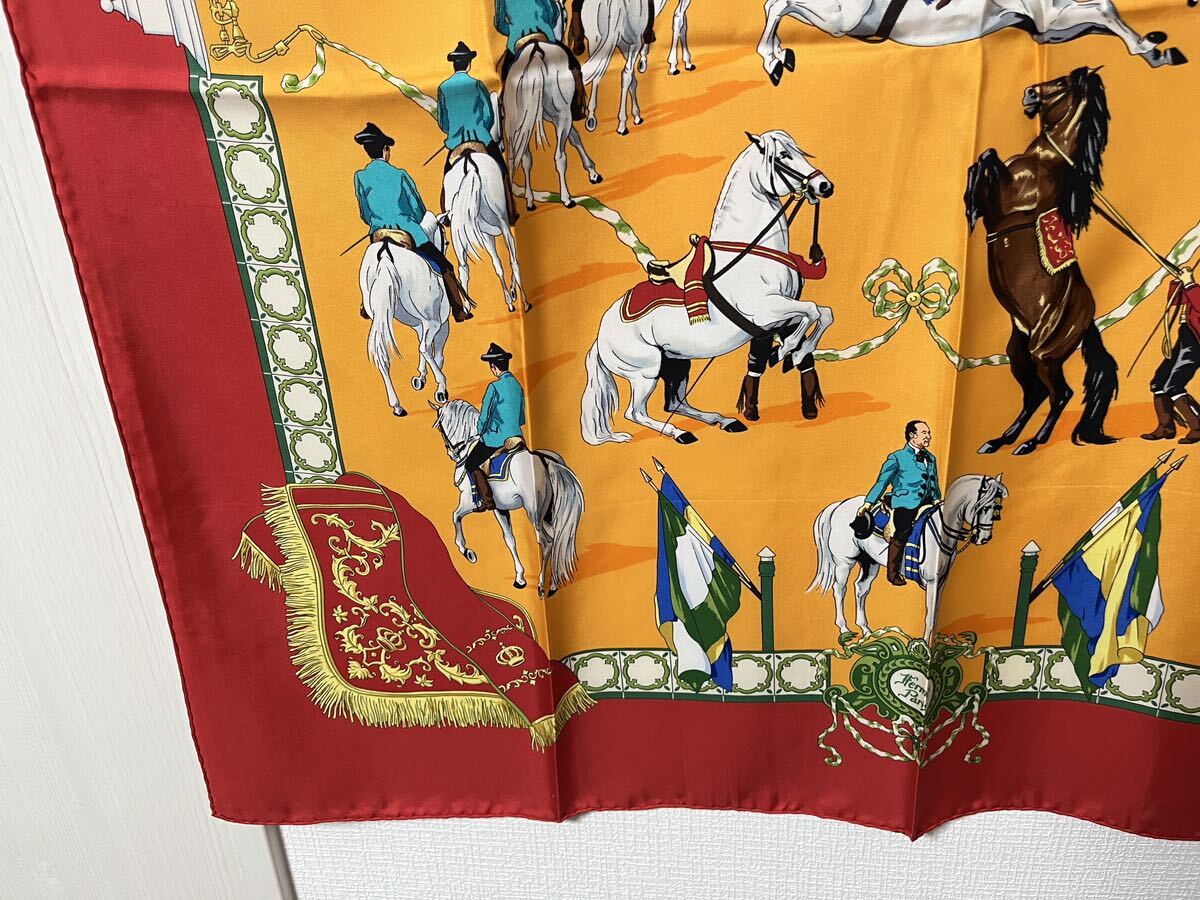 HERMES エルメス カレ90 Real Escuela Andaluza del Arte 王立 HERMES エルメス カレ90 Real Escuela Andaluza del Arte 王立