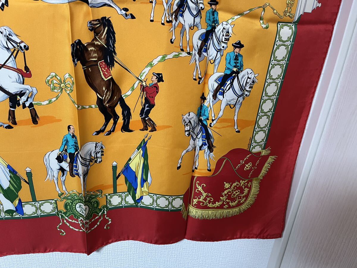 HERMES エルメス カレ90 Real Escuela Andaluza del Arte 王立 HERMES エルメス カレ90 Real Escuela Andaluza del Arte 王立