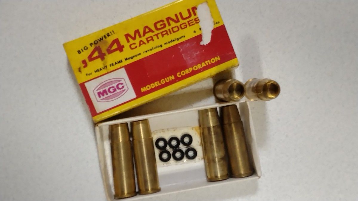未発火 箱付き MGC モデルガン 44マグナムカートリッジ(合法品 未発火 箱付き MGC モデルガン 44マグナムカートリッジ(合法品