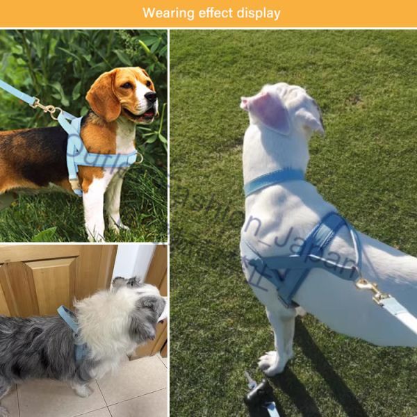 (レッド)犬ハーネス メッシュ PU 夏用 軽い おしゃれ おすすめ 名前入り 胴輪 犬用 ハーネス 無料ネーム入れ 名入れ かわいい 名札ラベル