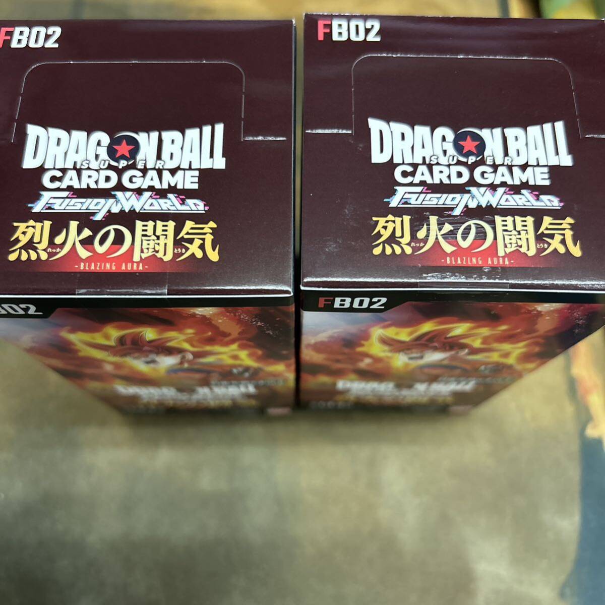 ドラゴンボール フュージョンワールド 烈火の闘気 未開封 2BOXセットテープ付き