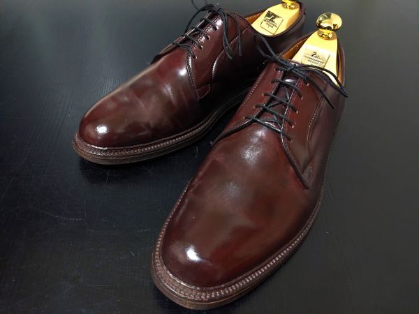美品 オールデン 9.5B/D ALDEN ♯990 コードバン バリーラスト 美品 オールデン 9.5B/D ALDEN ♯990 コードバン バリーラスト