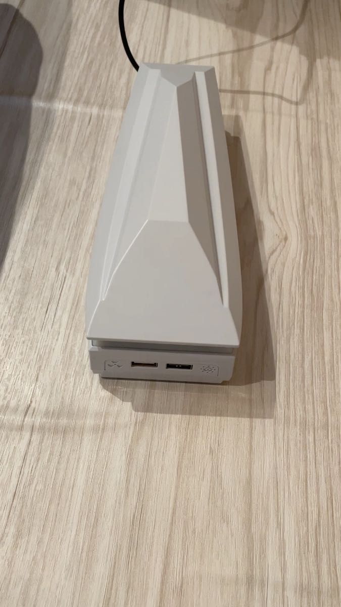 【新品・未使用】PS5 Slim専用 上部冷却ファン 上部放熱 防塵 RGBカラー USB-A 2ポート付き