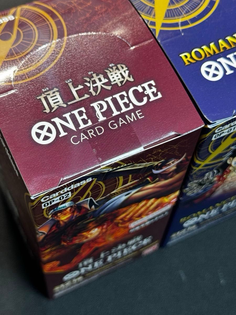 公式サイト 頂上決戦 & 2box ロマンスドーン 1box 未開封テープ付き セット ワンピース カードゲーム