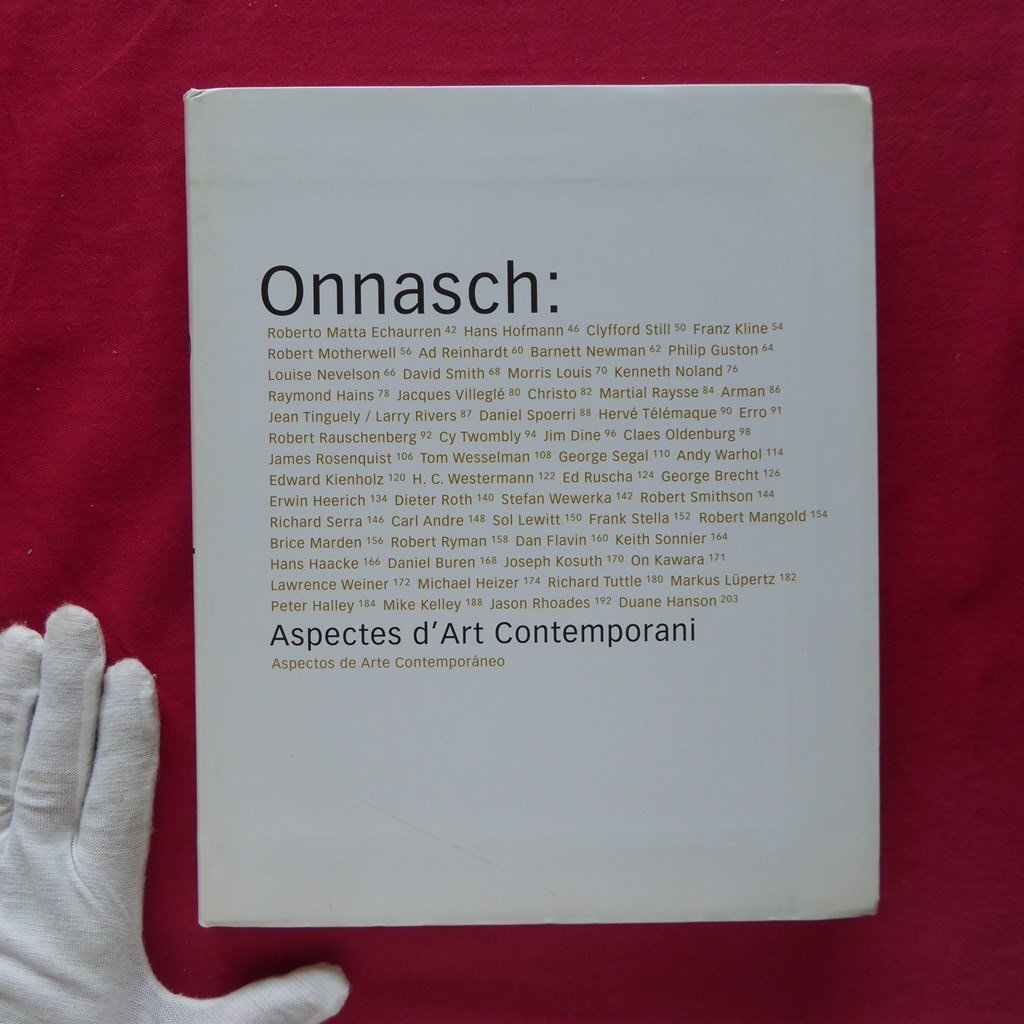 a6【オンナシュコレクション- 現代アートの側面:Onnasch. Aspectes d'art contemporani】キーンホルツ/セラ/ステラ/ キースソニア/河原温 - 芸術、美術史 a6【オンナシュコレクション- 現代アートの側面:Onnasch. Aspectes d'art contemporani】キーンホルツ/セラ/ステラ/ キースソニア/河原温 - 芸術、美術史
