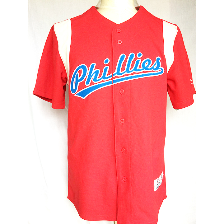 MLB フィラデルフィア フィリーズ ベースボール ジャージ ユニホーム PHILADELPHIA PHILLIES TRUE FAN 正規品 L 1700_画像1