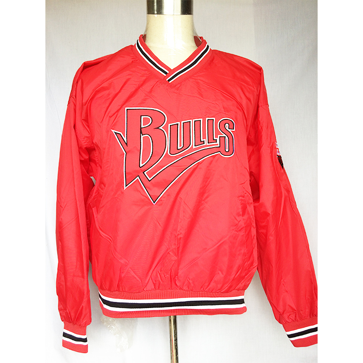 NBA シカゴブルズ CHICAGO BULLS プルオーバー ウィンドブレーカー 90'sデザイン ビンテージ 正規品 L 1706