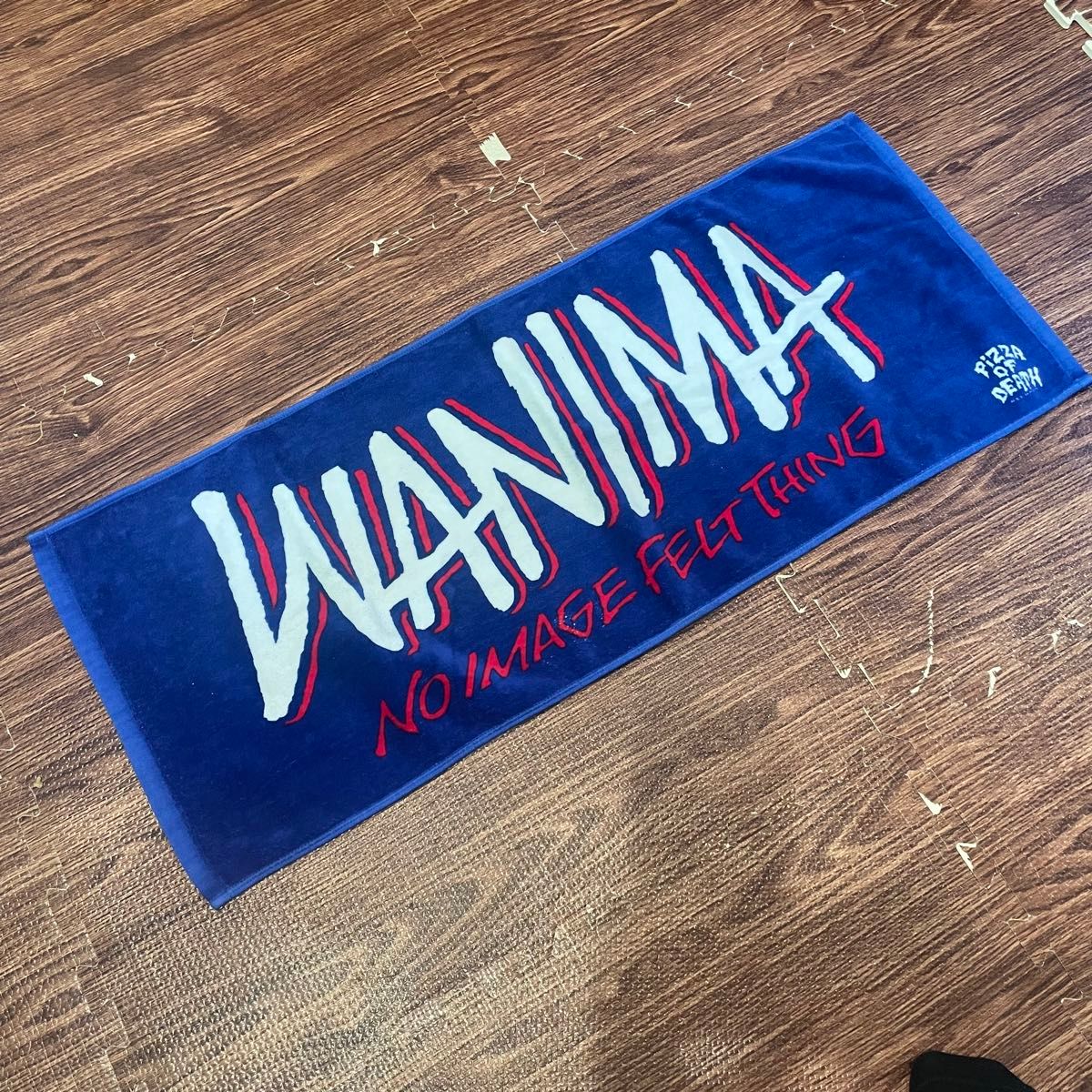 WANIMA タオル ピザロゴ 黒青 WANIMA ピザロゴタオル(買取WANIMA(ワニマ) その他 タオル