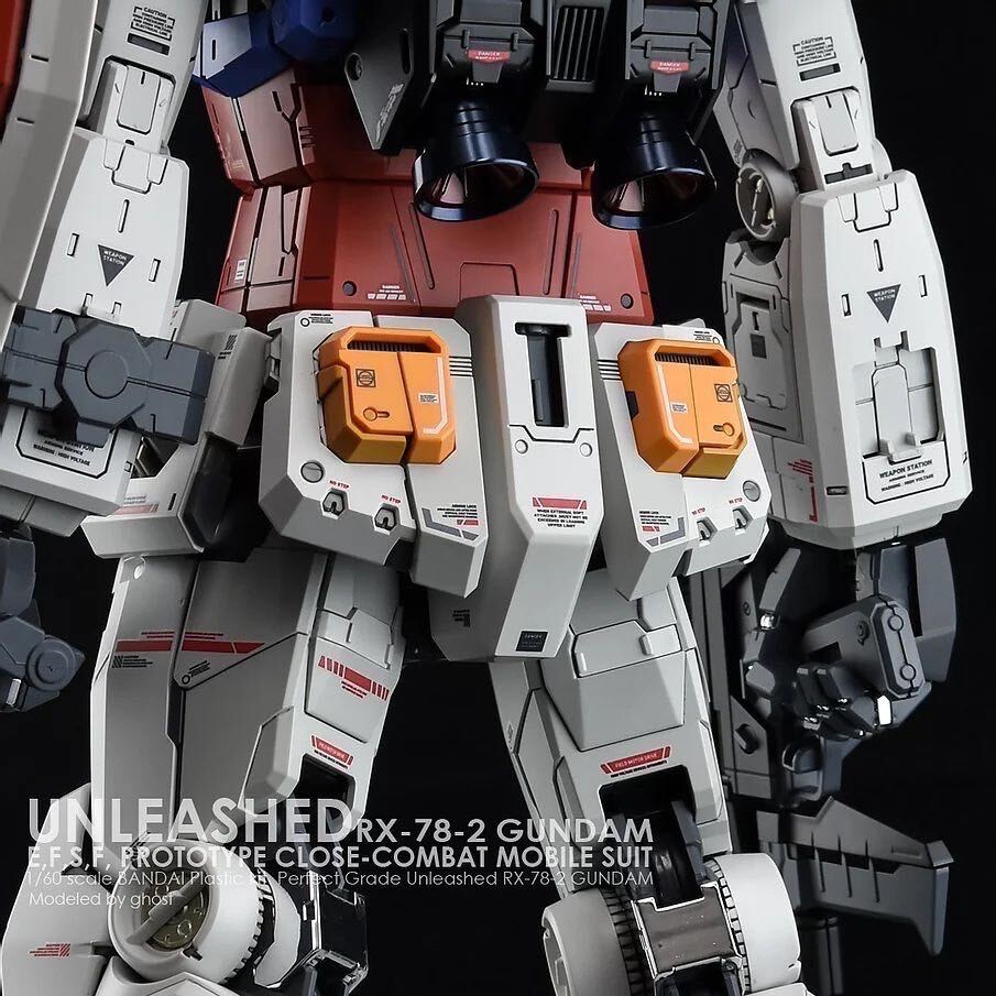 PG UNLEASHED 1/60 RX-78-2 ガンダム専用水転写式デカール3枚 PG UNLEASHED 1/60 RX-78-2 ガンダム専用水転写式デカール3枚