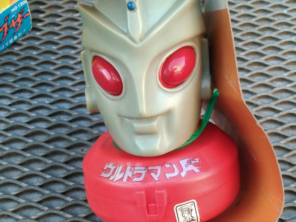 ポピー TVのりものブザー No.1200 ウルトラマンエース 元箱付き Yahoo!オークション - レア ポピー TV のりものブザー