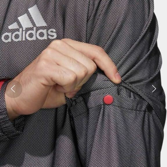 美品★adidas アディダス レインウェア 上下セット メンズ ゴルフ Mサイズ/新品定価27500円/adidas golf アディダス ゴルフ メンズ