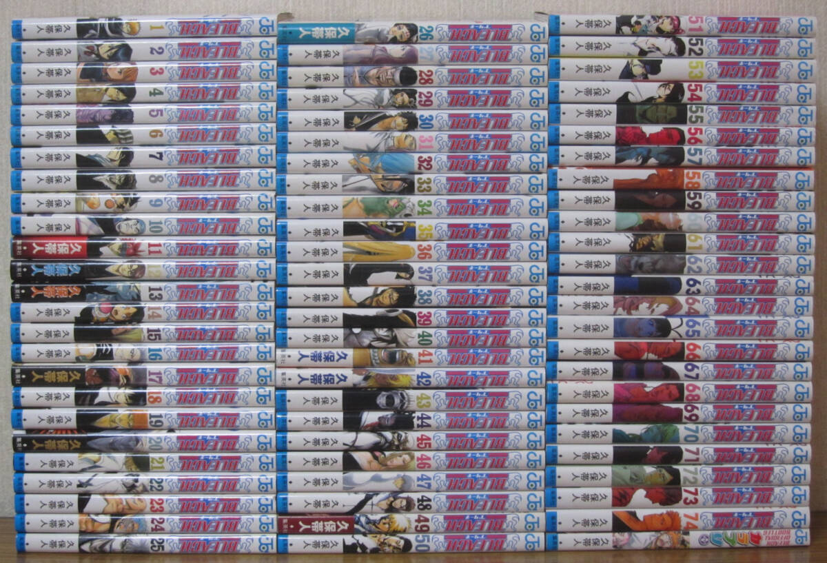 【コミック】BLEACH ブリーチ　全74巻＋カラブリ　久保帯人　◆全巻・完結