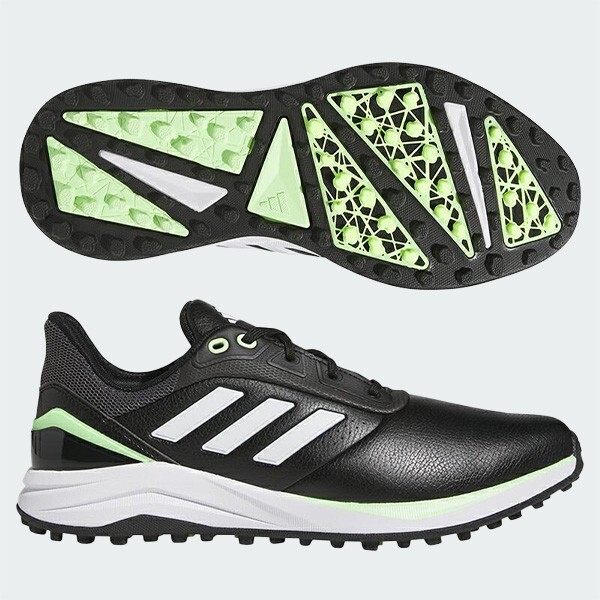 ☆【新品】アディダス Adidas ソーラーモーション 24 シューズ IG0827 コアブラック/フットウェアホワイト/グリーンスパーク 25.5cm