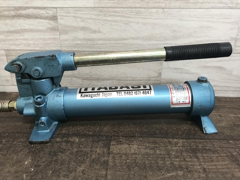 8750円 009▽おすすめ商品▽板橋 パイプ圧着機 型式不明 動作OK 8750円 009▽おすすめ商品▽板橋 パイプ圧着機 型式不明 動作OK