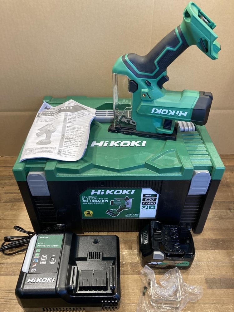 020♪未使用品・即決価格♪HiKOKI ハイコーキ コードレスボードカッタ CK18DA XP 長期保管品の為傷汚れ有