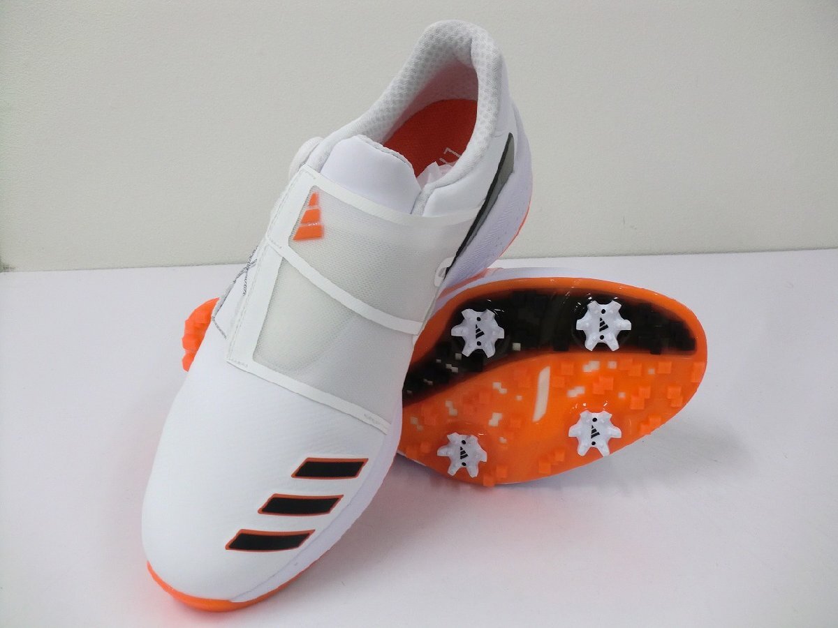 adidas ゼッドジー23 BOA ゴルフシューズ GY9716 フットウェアホワイト/コアブラック/セミソーラーレッド 28.5cm