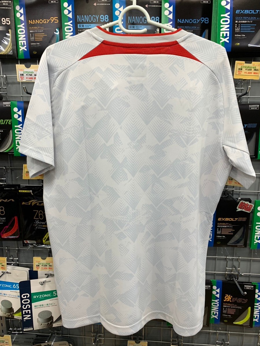 10657Y(010)S 】YONEX(ヨネックス) メンズゲームシャツ グレー 10657Y(010)S 】YONEX(ヨネックス) メンズゲームシャツ グレー