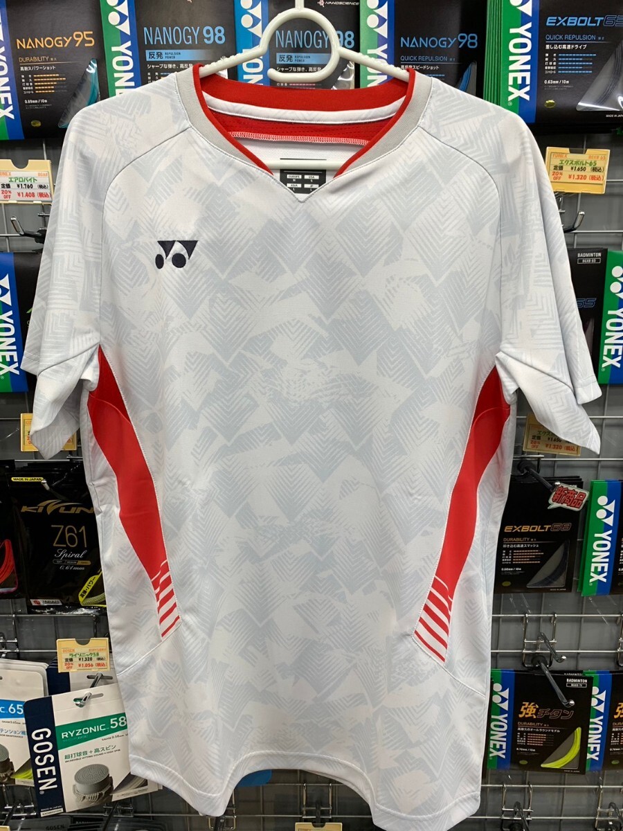 10657Y(010)S 】YONEX(ヨネックス) メンズゲームシャツ グレー 10657Y(010)S 】YONEX(ヨネックス) メンズゲームシャツ グレー