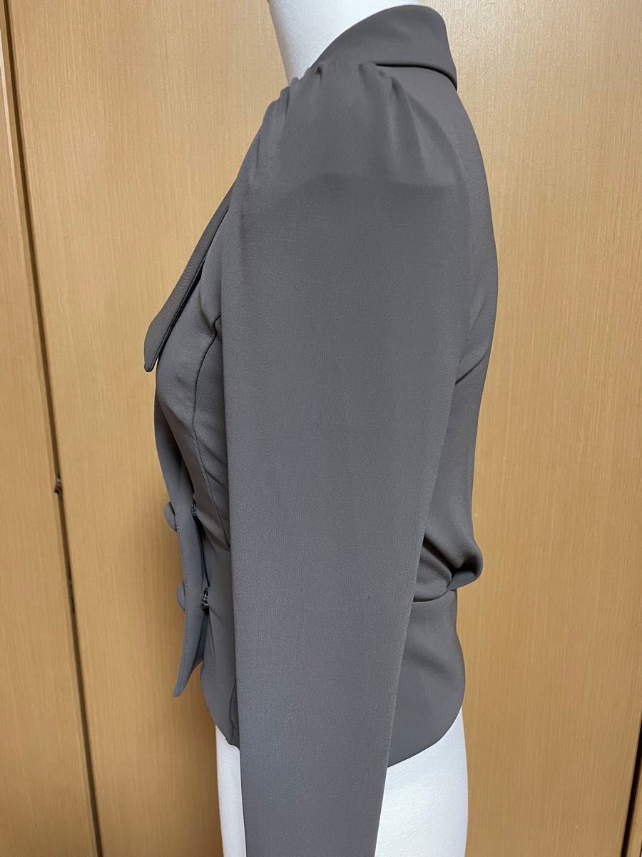 FOXEY フォクシーニューヨーク ダブルジャケット ブラウン FOXEY フォクシーニューヨーク ダブルジャケット ブラウン