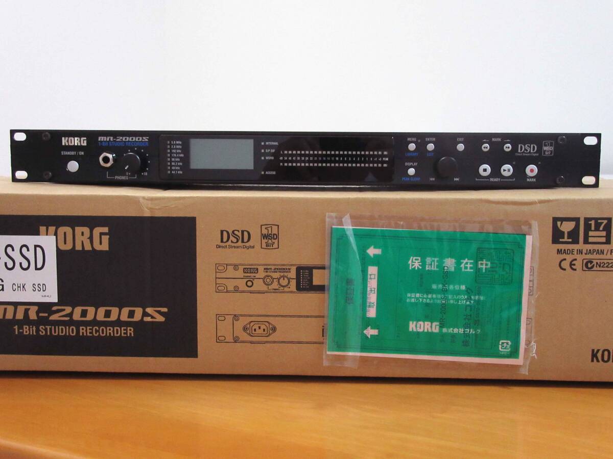 KORG コルグ MR-2000S-BK-SSD 1-Bitレコーダー 美品中古|parco KORG コルグ MR-2000S-BK-SSD 1-Bitレコーダー 美品中古|parco