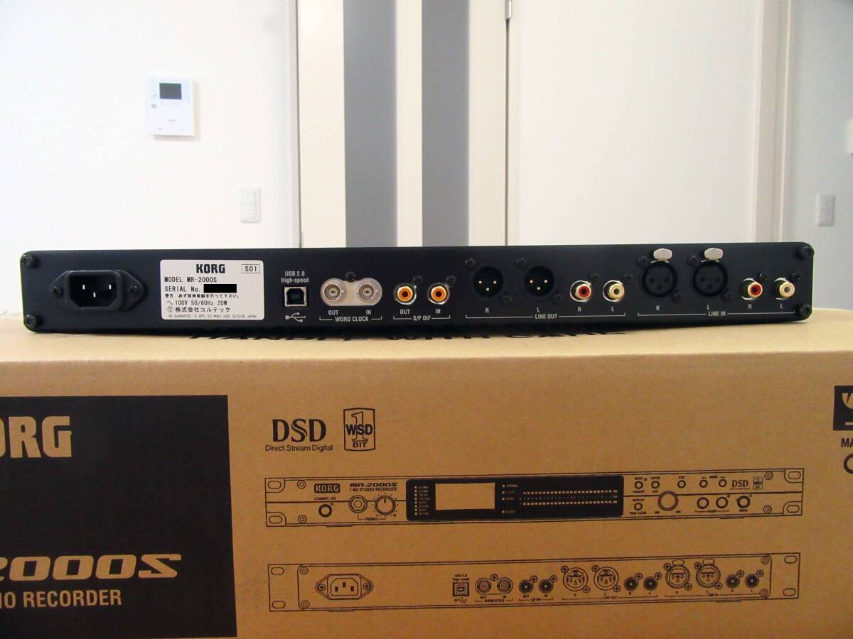 KORG コルグ MR-2000S-BK-SSD 1-Bitレコーダー 美品中古|parco KORG コルグ MR-2000S-BK-SSD 1-Bitレコーダー 美品中古|parco