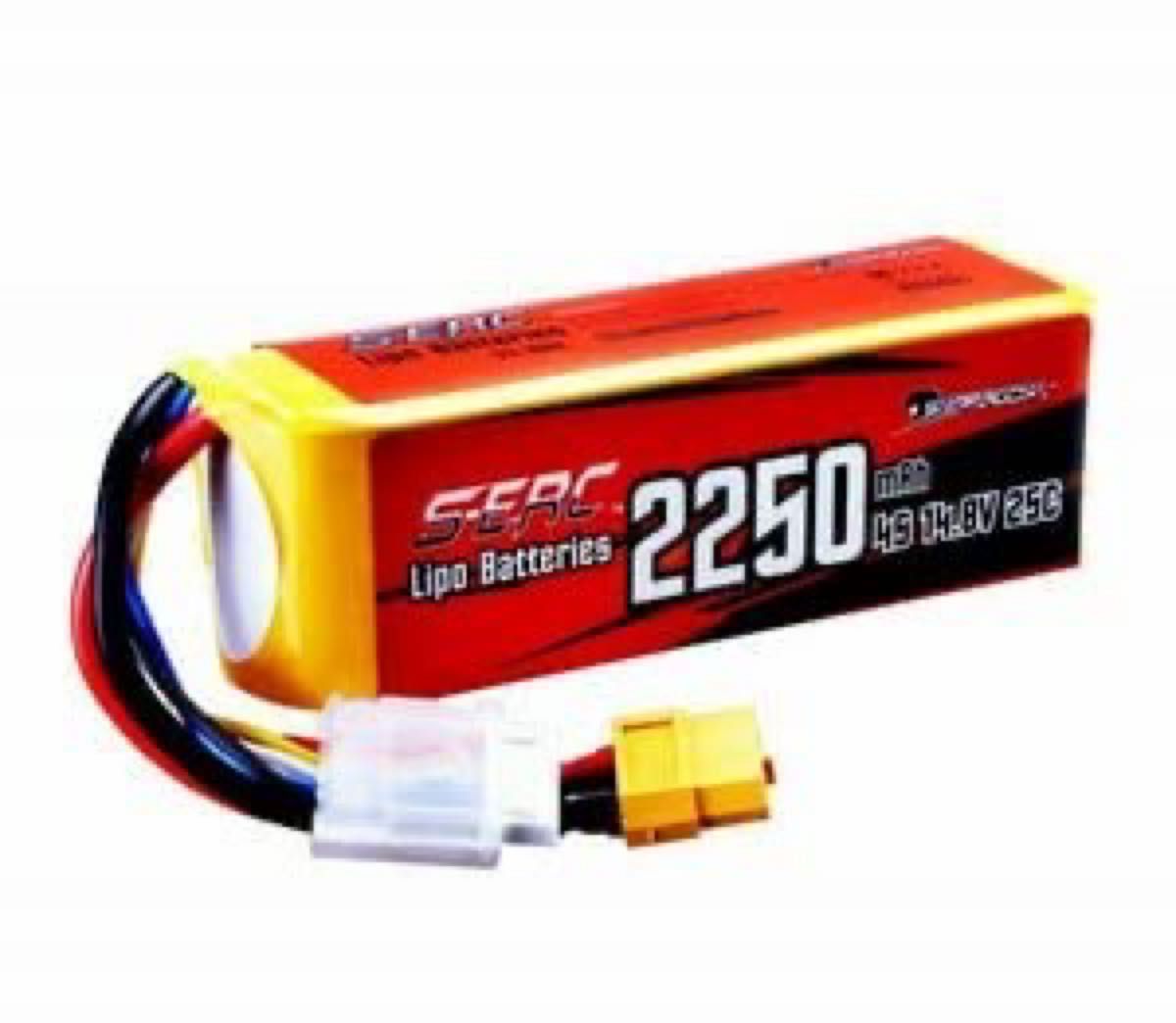 2250mAh 4セル 14 8V 25C-50C リポ バッテリー XT60 (型番EC0021 2250mAh 4セル 14 8V 25C-50C リポ バッテリー XT60 (型番EC0021