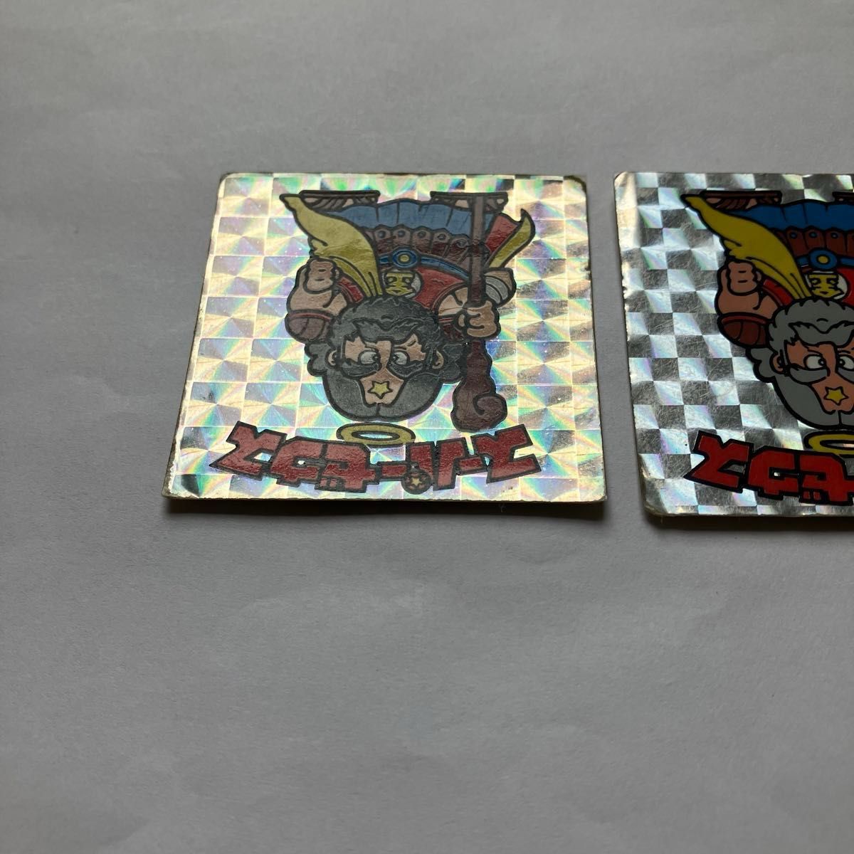 旧ビックリマンシール スーパーゼウス 白ひげと黒ひげ2枚セット 旧ビックリマンシール スーパーゼウス 白ひげと黒ひげ2枚セット