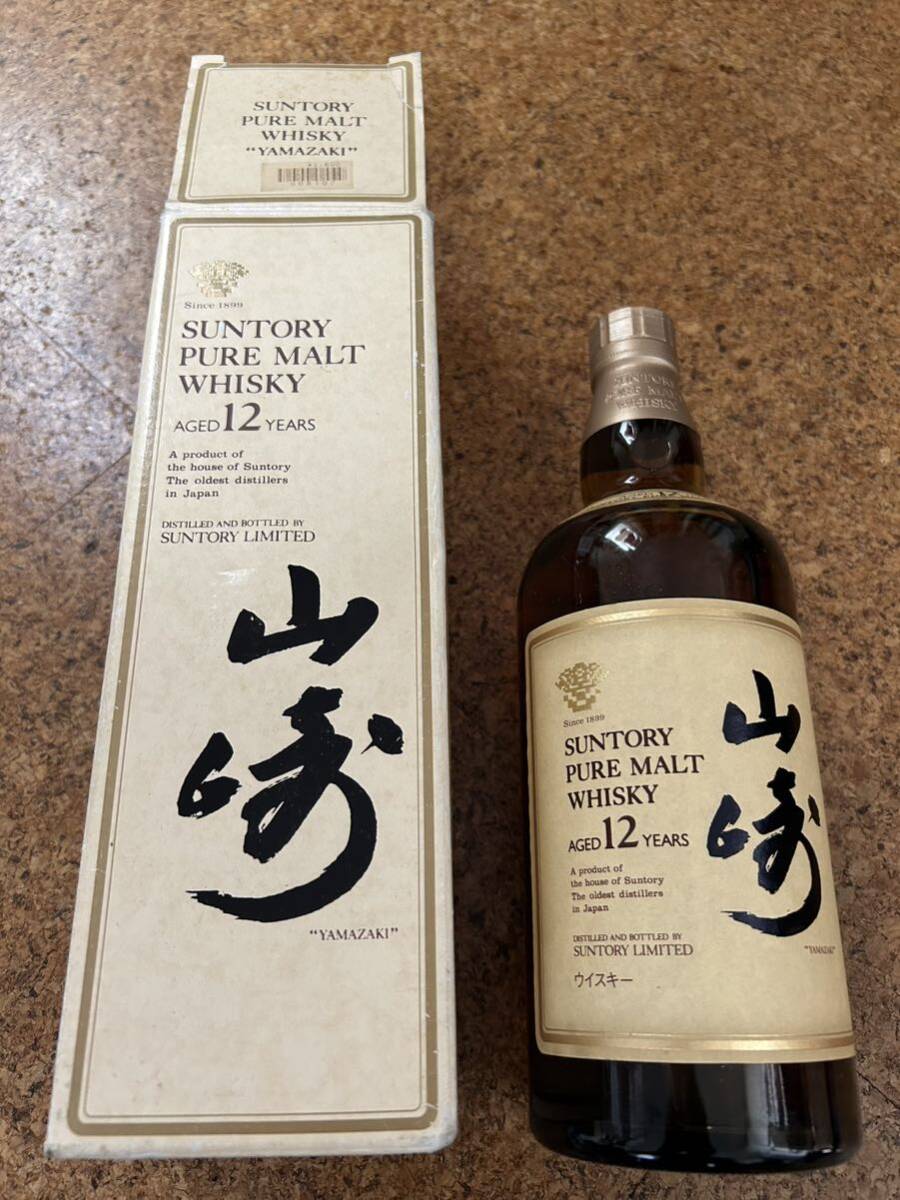 未開栓】SUNTORY サントリー 山崎 12年 ピュアモルト ウイスキー 未開栓】SUNTORY サントリー 山崎 12年 ピュアモルト ウイスキー