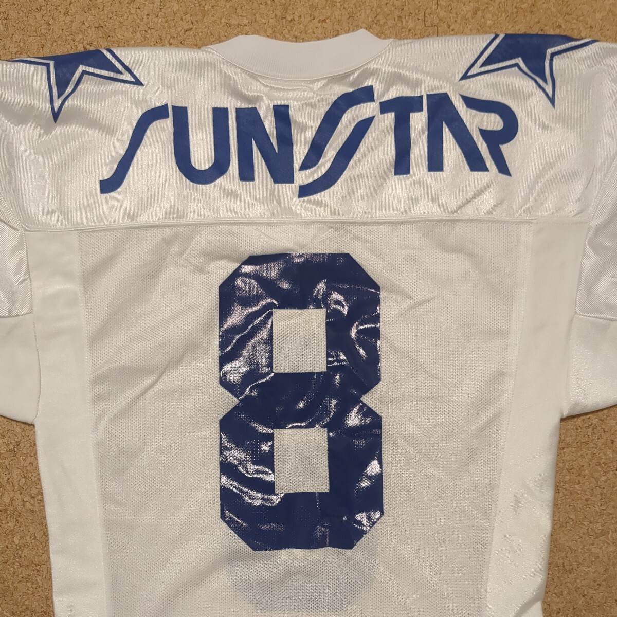 非売品】SUNSTARアメフト部FINIES選手支給ユニフォーム #8 M 非売品】SUNSTARアメフト部FINIES選手支給ユニフォーム #8 M
