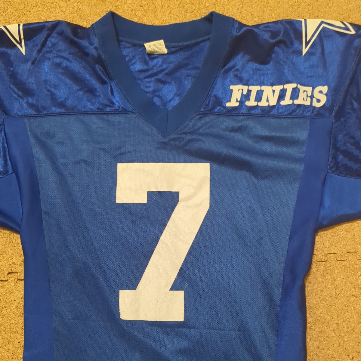 非売品】SUNSTARアメフト部FINIES選手支給ユニフォーム #7 M 非売品】SUNSTARアメフト部FINIES選手支給ユニフォーム #7 M