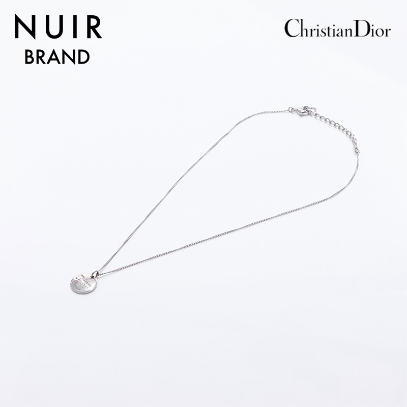 ☆あやさま専用☆Christian Dior クリスチャンディオール　シルバー クリスチャンディオール Christian Dior ネックレス ロゴ シルバー