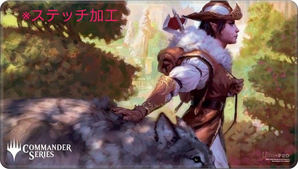 【新品】MTG 野生の心、セルヴァラ ウルトラプロ 公式 プレイマット ステッチ 新品】MTG 野生の心、セルヴァラ ウルトラプロ 公式 プレイ