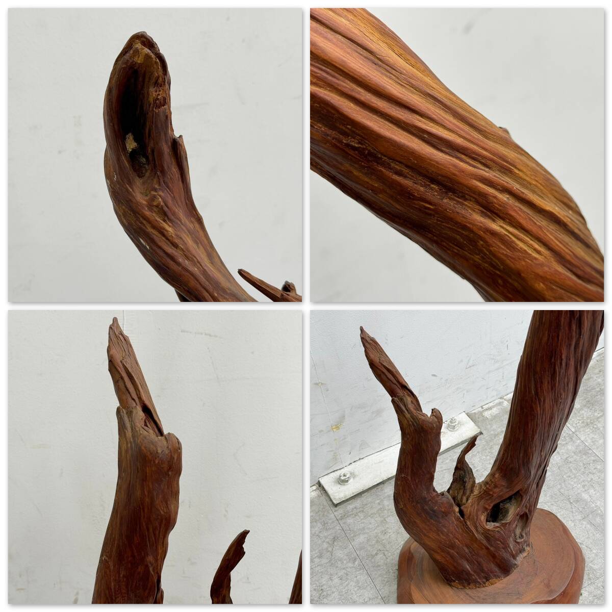 T824☆保管品☆屋久杉 希少 オブジェ 置物 天然木 木彫刻 無垢材 T824☆保管品☆屋久杉 希少 オブジェ 置物 天然木 木彫刻 無垢材