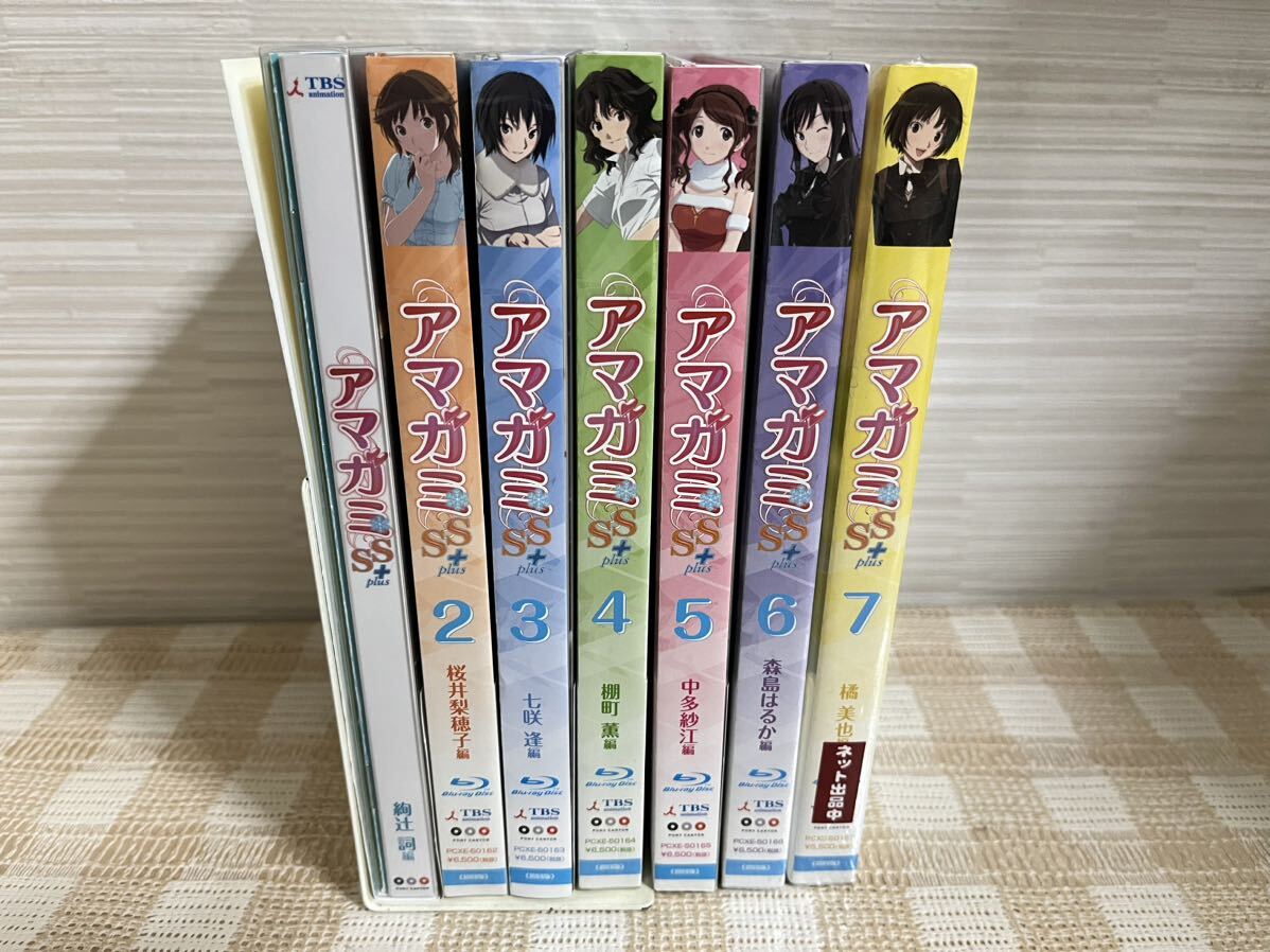 アマガミSS+ plus 初回版全7巻セット Blu-ray 未開封多数 即決 アマガミSS+ plus 初回版全7巻セット Blu-ray 未開封多数 即決