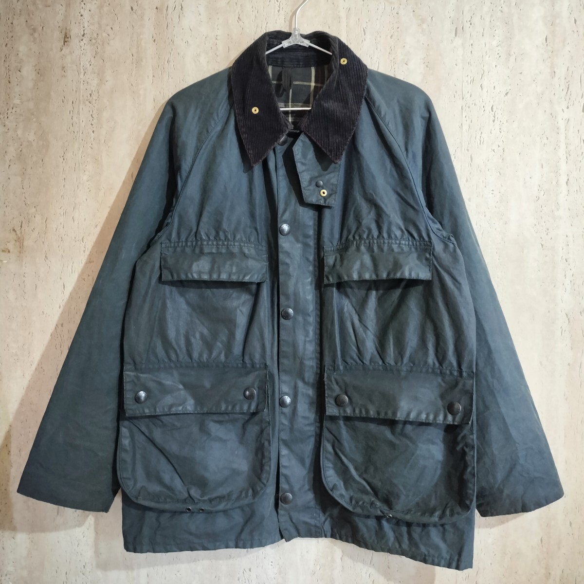 80s Barbour bedale c36 1985 ターコイズ ネイビー バブアー 80s Barbour bedale c36 1985 ターコイズ ネイビー バブアー