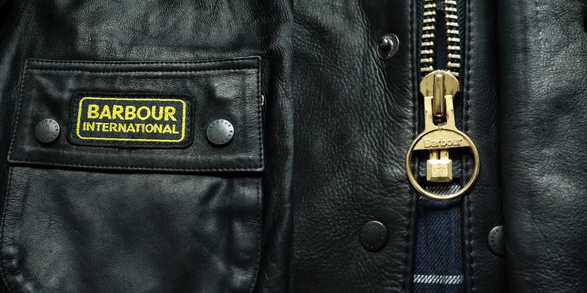 Special SAMPLE Barbour leather international L 英国製 ほぼ Special SAMPLE Barbour leather international L 英国製 ほぼ