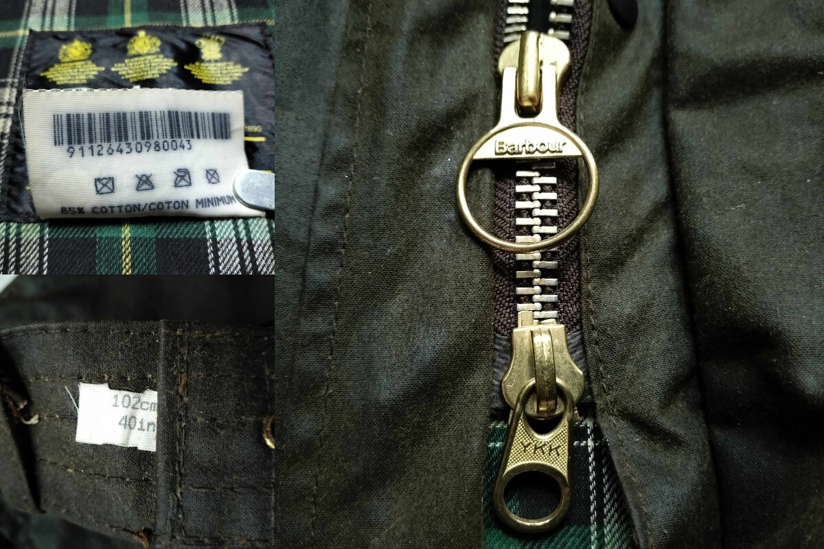 MINT 90s BARBOUR SOLWAYZIPPER c40 1991年 バブアー ソルウェイジッパー 3クラウン|Yahoo!フリマ(旧PayPayフリマ) MINT 90s BARBOUR SOLWAYZIPPER c40 1991年 バブアー ソルウェイジッパー 3クラウン|Yahoo!フリマ(旧PayPayフリマ)