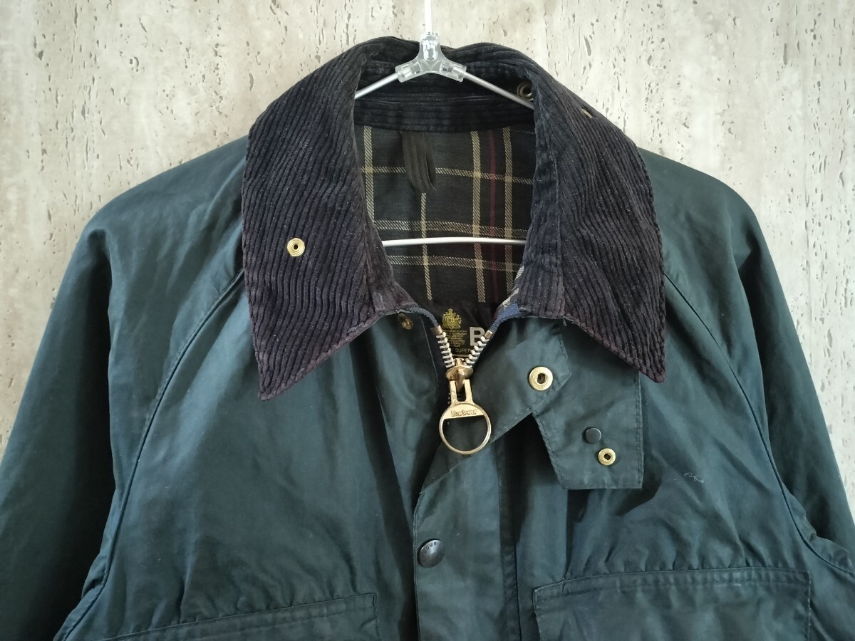 80s Barbour bedale c36 1985 ターコイズ ネイビー バブアー 80s Barbour bedale c36 1985 ターコイズ ネイビー バブアー