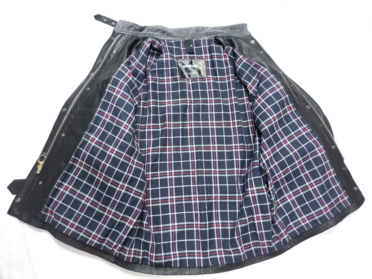 Special SAMPLE Barbour leather international L 英国製 ほぼ Special SAMPLE Barbour leather international L 英国製 ほぼ