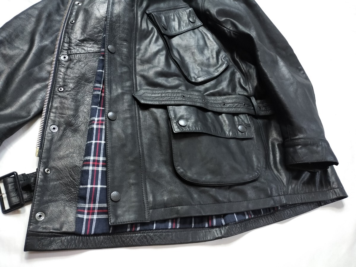Special SAMPLE Barbour leather international L 英国製 ほぼ Special SAMPLE Barbour leather international L 英国製 ほぼ