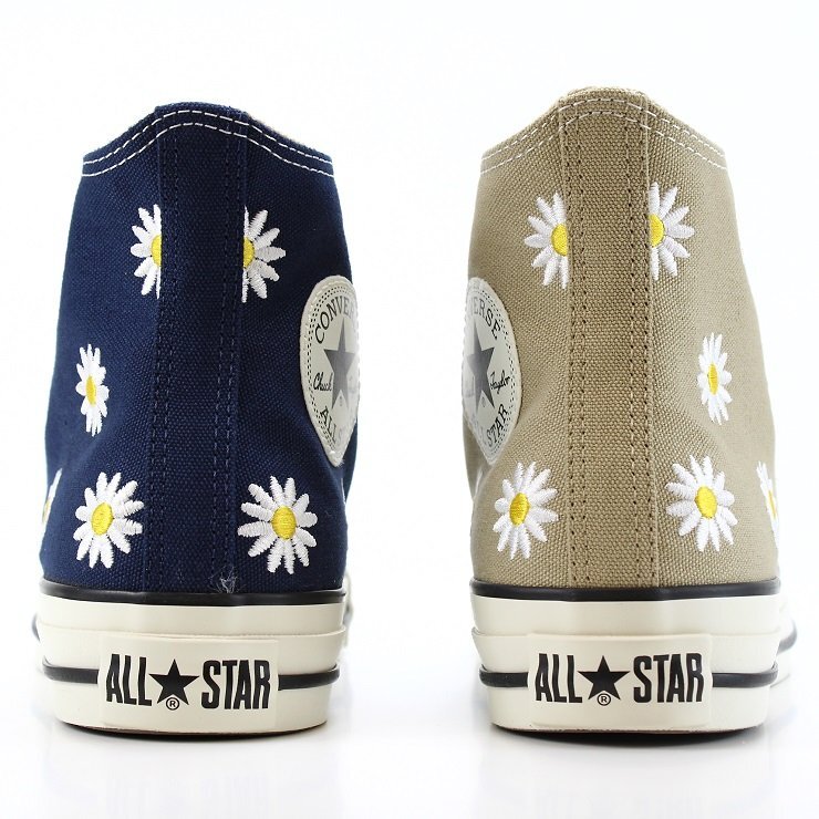 コンバース オールスター (R) デイジーフラワー HI 3131123 ベージュ ALL STAR (R) DAISYFLOWER HI 韓国 スニーカー 可愛い 花柄 靴 22.5cm