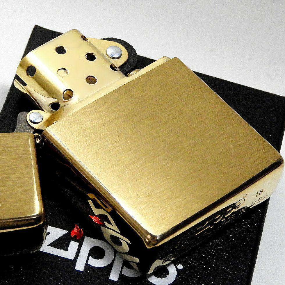 新品 ZIPPO ゴールドサテン ソリッドブラス 金タンク ジッポー 新品 ZIPPO ゴールドサテン ソリッドブラス 金タンク ジッポー