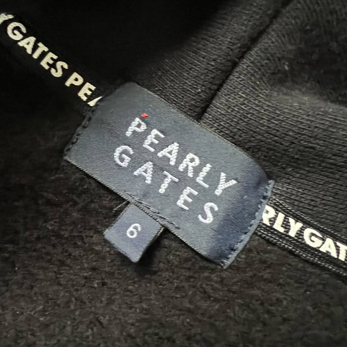 [ бесплатная доставка ]Pearly Gates Pearly Gates звезда . просьба . Parker мужской Golf GOLF 6 XL Zip черный чёрный s брезент -do