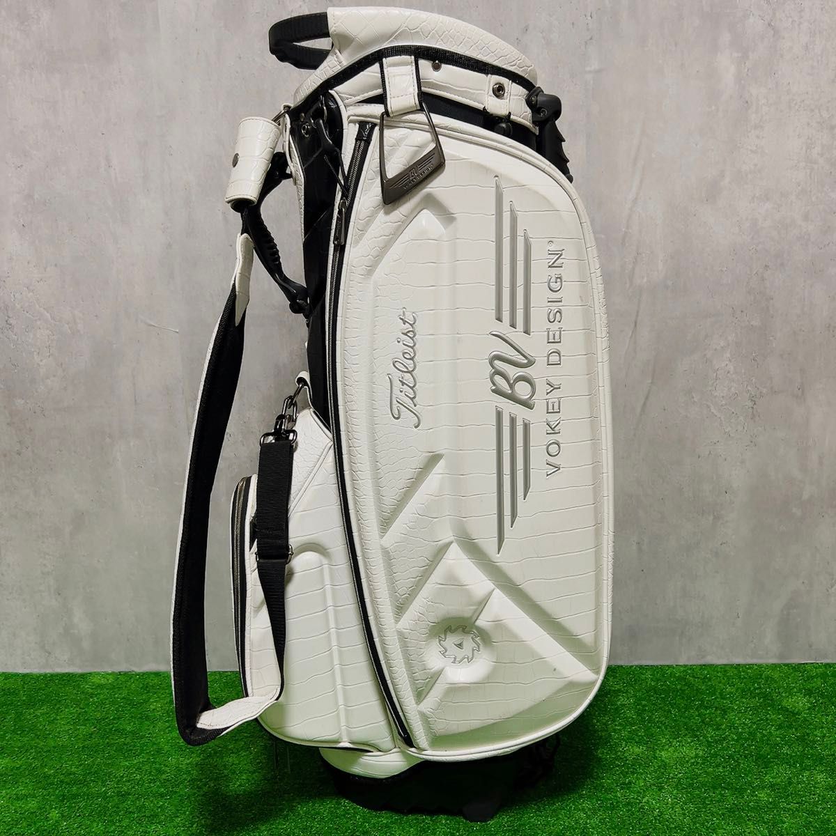 Titleist☆タイトリスト☆ゴルフバック☆フードなし☆白 Titleist☆タイトリスト☆ゴルフバック☆フードなし☆白