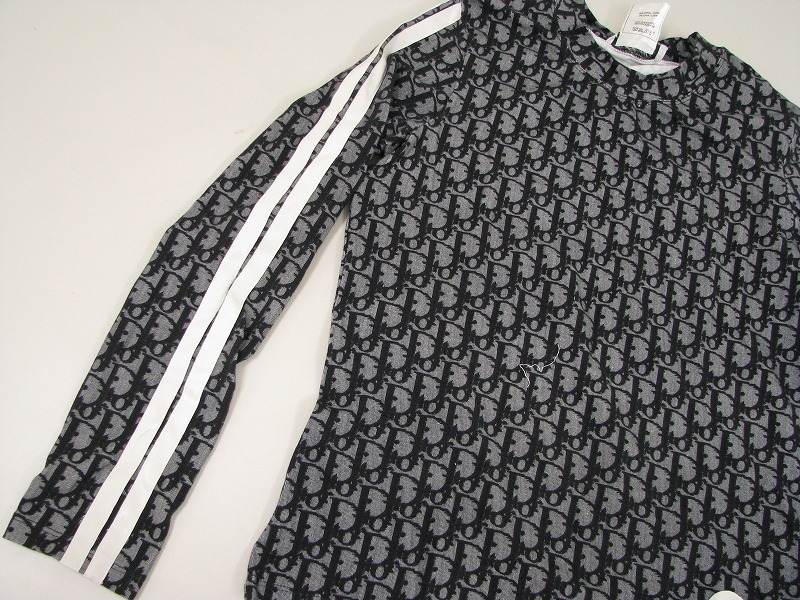 Christian Dior カットソー トロッター柄 長袖 総柄 Christian Dior カットソー トロッター柄 長袖 総柄