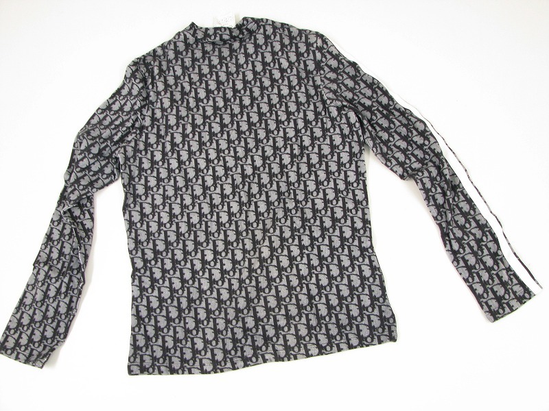 Christian Dior カットソー トロッター柄 長袖 総柄 Christian Dior カットソー トロッター柄 長袖 総柄