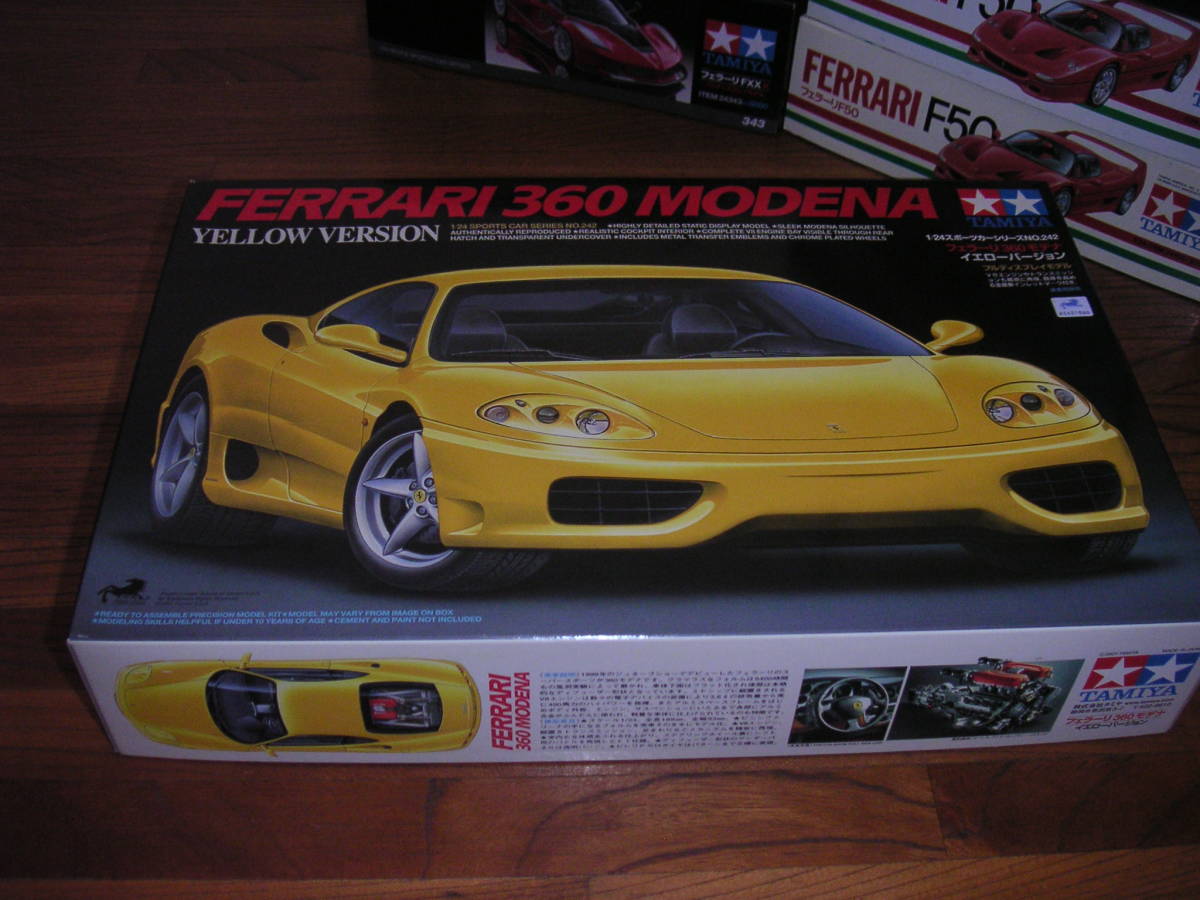 Yahoo!オークション - 旧箱 タミヤ 1/24 フェラーリ360モデナ