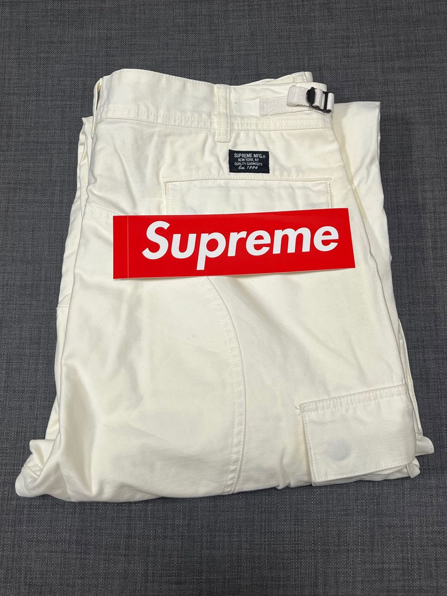 32 Supreme Cargo Pant Stone Natural White 24SS シュプリーム 32 Supreme Cargo Pant Stone Natural White 24SS シュプリーム